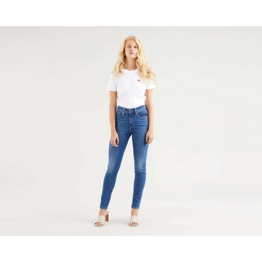 Levi's 721 high waisted skinny jeans in Santiago Night NWT 34x30 Women's